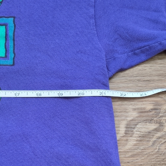 Vintage Single Stitch Zoological Society of San Diego T-Shirt - Purple 2 Sided M - Picture 6 of 9